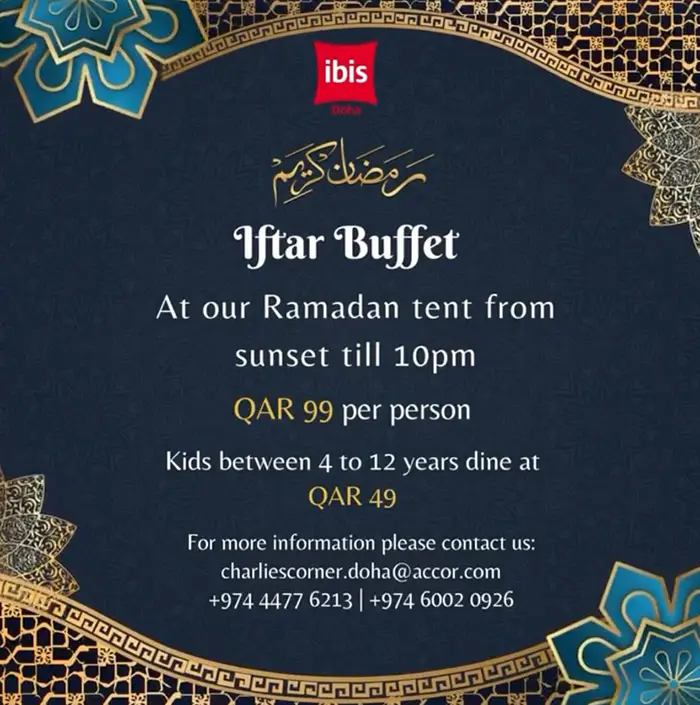 Iftar 2025 Ibis Doha