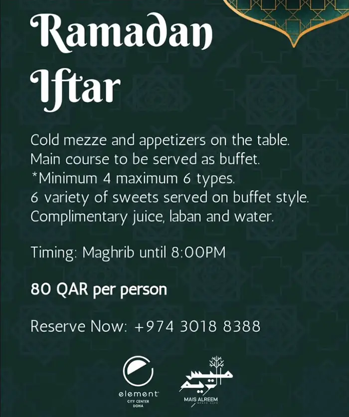 Iftar 2025 Ramada Element